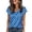 X-56Blue, variant on YMNXA Womens T Shirts Short Sleeve V Neck Polka Dot Print Slim Fit Fashion Soft Breathable Tee Top For Casual Daily Wear,Black,XXL