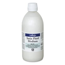 Vallejo Acrylic Fluid Medium - Satin, 500 ml
