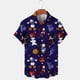 thumbnail image 3 of Camisa hawaiana de manga corta con solapa para hombre, camisa con estampado 3D de Mickey y Anime de Disney, ajustada, nueva colección de Halloween, Y2k, 2022, 3 of 5