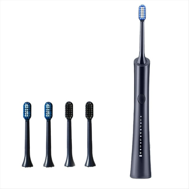 Cepillo de Dientes Eléctrico para Adultos Cepillo de Dientes Eléctrico para Niños Cepillo de Dientes Eléctrico de 6 Modos Cepillo de Dientes con Batería Recargable,D