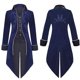 thumbnail image 2 of Chaquetas para hombre Abrigos Abrigos Casual Sólido Festival Manga larga Turndown Suede Tuxedo Escenario Ropa Chaqueta Abrigo Odeerbi ODB-5, 2 of 7