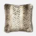 thumbnail image 1 of Loloi 1'10" x 1'10" Coussin en Poly Blanc et Gris, 1 of 1