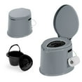 thumbnail image 3 of Spaco 5L Portable Travel Toilet with Paper Holder for Outdoor, 3 of 12