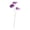 Dark Purple, variant on 1Pc 26" Dark Red Artificial Silk Roses, 3-Head Fake Long Stem Rose Spray for Vase Home Decor Wedding Centerpieces