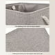 thumbnail image 3 of Caja de almacenamiento Advancent con asa resistente gris 31*21*13 cm, 3 of 6