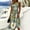 Green, variant on Dresses For Women Crew Neck Sleeveless Fit And Flare Fashionable Lightweight Elegant Summer Dress Dark Blue L
