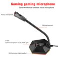 thumbnail image 4 of Computer Usb Microphone Rgb Luminous Flexible Microphone Chat Video Conference Microphone black, 4 of 5