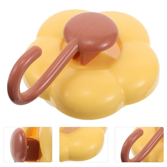 Masteelf Reusable Cartoon Flower Suction Cup Hook Removable and Washable Glass Doors Suction Hook Windows Suction Hanger No-Drill Installation