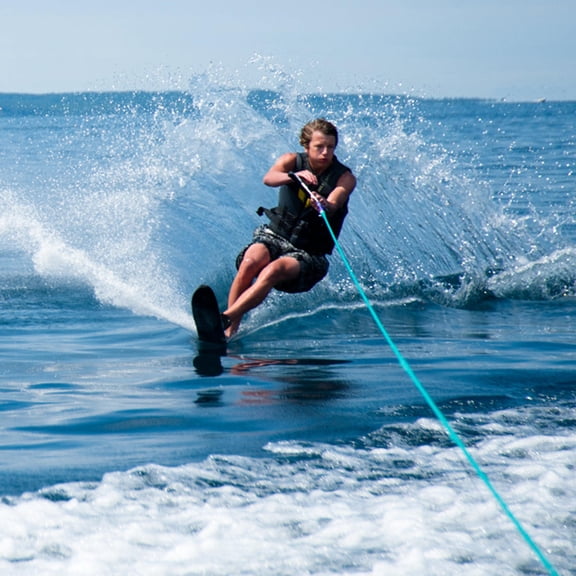 NIYANGLE Towable Rope for Wakeboarding with Black Handle Made from Abrasion Resistant Nylon Material