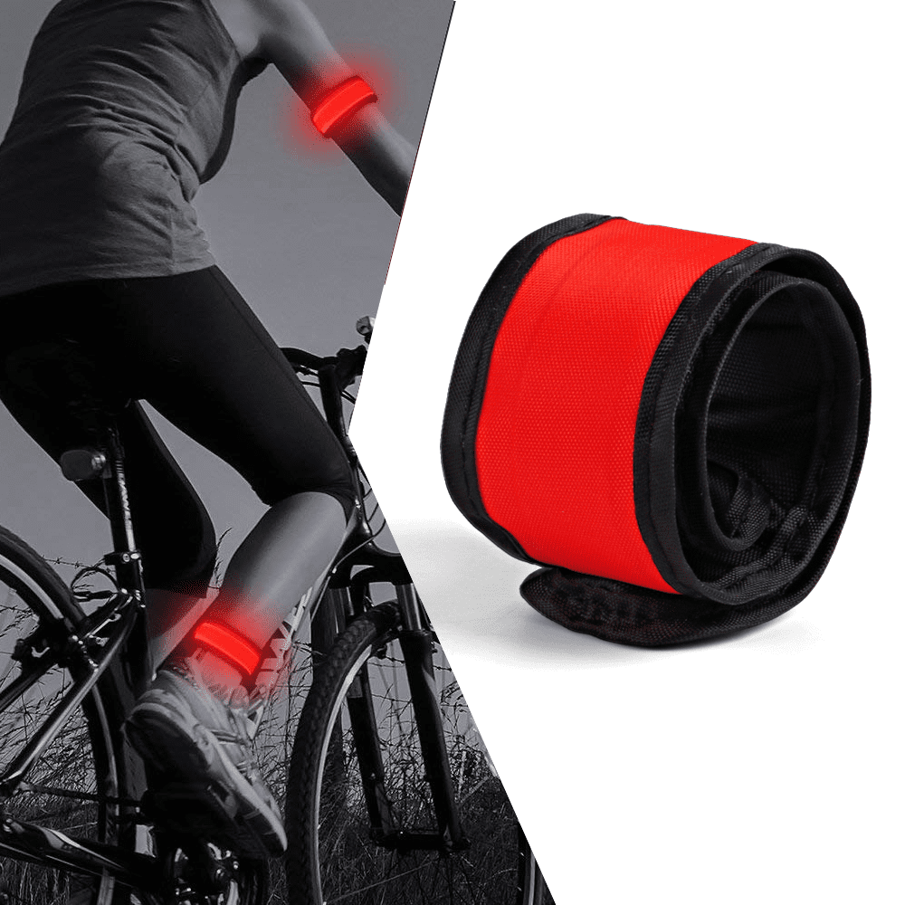 Details about   Pair of 2 reflective armbands & legbands for cycling and running 