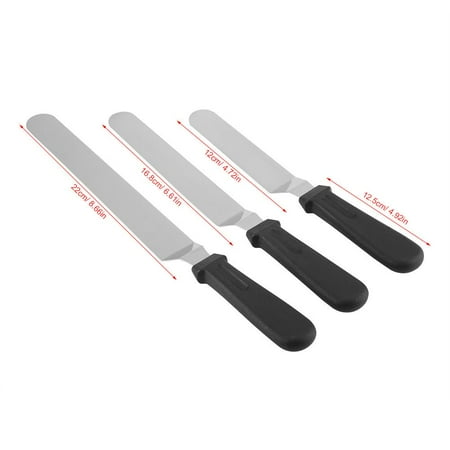Ejoyous Spatula Cake Knife 3pcs Set Stainless Steel Cake Knife
