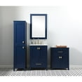 thumbnail image 6 of Elegant Kitchen and Bath 16 Inch Wide Bathroom Linen Storage Freestanding Cabinet In Blue, 6 of 14