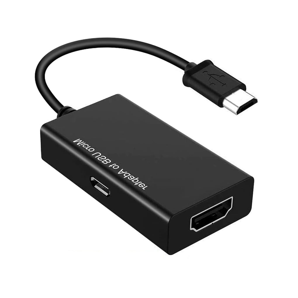 Micro USB to HDMI Adapter MHL to HDMI Adapter 1080P Video Graphic Converter with Video Audio Output for Samsung Galaxy S3 S4 S5 Galaxy Tab 3 S Pro etc with MHL Function Note 2 3 4 