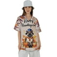 thumbnail image 4 of Happy Thanksgiving Siamese Welcome Thankful Fall Autumn Pumpkin Hawaiian Shirt Breathable Summer Unisex Merch Cat Lover Kitten Owner Gifts - 02021, 4 of 6