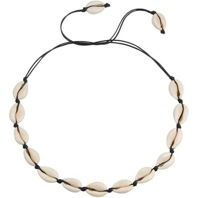 HSHDLDF Collier Coquillage Puka pour Femmes Hommes Collier Surfeur Coquillage Cordon Collier Collier Ras du Cou Perles Colorées Collier Ajustable Été Boho Hawaii Boucle Perle Collier Bijoux Coquillage Naturel