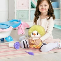 Musatteng Adorable Cartoon Chicken Plush Doll - Soft Huggable Stuffed Animal Toy for Kids, Cute Nursery Decor & Sensory Play Companion