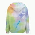 thumbnail image 5 of Towmus Women's Novelty Print Zip Up Hoodies Long Sleeve Cute Tops With Pocket Drawstring Gradient Hooded Sweatshirt XS-6XL, 5 of 5