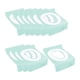 thumbnail image 1 of 10 fundas desechables para asientos de inodoro, forros para asientos de inodoro portátiles, papel higiénico. verde, 1 of 9