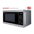 thumbnail image 3 of Horno microondas de encimera SHARP SMC1162KS con plato giratorio extraíble de 12.4", certificado por Orville Redenbacher, 1.1 pies cúbicos (1.1 pies cúbicos), acero inoxidable, 3 of 5