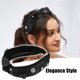 thumbnail image 2 of 1 diadema de malla con perlas sintéticas y diamantes de imitación, diadema acolchada brillante, diademas de cristal sintético, accesorios para el cabello para mujeres, negro, 1.3 pulgadas de ancho, 2 of 7
