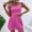 Pink, variant on Two Piece Outfits Women Summer Shorts Sets 2 Piece Sleeveless Matching Crop Top And High Waisted Shorts For Women Swimsuit for Women with Swim Top Bikini Cover Shorts Suit Girls Mp Tech Suit Juniors