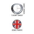 thumbnail image 2 of shiyou-Push Start Button Cover Compatible with Mini Cooper R56 R60 R58 R59 R55 R57 R61 Car Engine Start Stop Button Cover Push Start Stop Button Cover Ignition Ring Cap for Car Accessories(Red Flag), 2 of 4