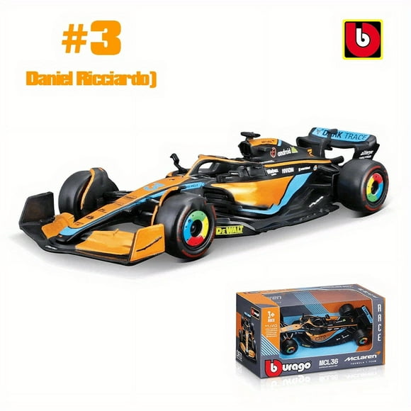 1/43 2022 F1 McLaren MCL36 Diecast Modèle de Voiture: un Cadeau Parfait pour les Fans de Course!