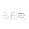 thumbnail image 4 of TANQUE DE AGUA SC-600T 12 V Bomba de Agua DC CircuitO Sin Cepillo Negro 4 M Cabeza Máxima 2600RMP 650L/H Para Enfriamiento por CompuTADORA, 4 of 7