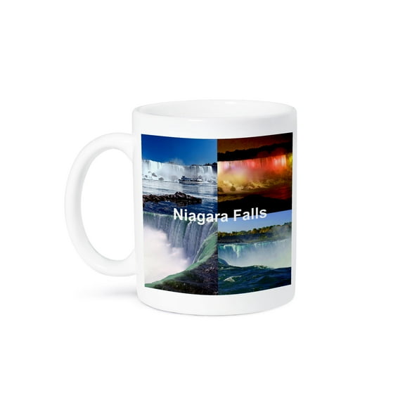 3dRose, Niagara Falls Collage, 11oz Mug