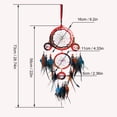 thumbnail image 5 of CoreLiving Dream Catcher for Wall Decor, Large Boho Moon Dream Catcher Wall Hanging with Multicolor Feathers and Beads, Hippie Room Dorm Living Room Decor Gift, One Piece, 5 of 9