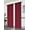 Burgundy, variant on Gwen 52X84 Decorative Crushed Faux Linen Curtain Panel, Elegant Sparkle Metallic Solid Color Window Curtain, Single Panel, Burgundy