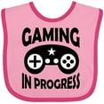 thumbnail image 3 of Inktastic Gaming in Progress Gamer Boys or Girls Baby Bib, 3 of 4