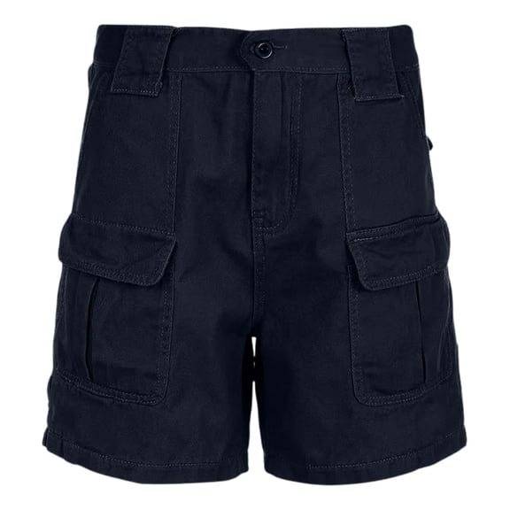 PIMSSY Men Cargo Shorts Casual Elastic Waist Work Shorts Drawstring Big Tall Classic Stretch Shorts Solid Color Summer Outdoor Male Boho Bottoms