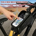 thumbnail image 4 of cyrico Bike Bag, Waterproof Bike Phone Front Frame Bag, EVA Hard Shell Top Tube Bag, Cycling Storage Pouch for Road Bike and MTB, Bike Accessories for Phones Under 7 Inches, 4 of 8