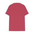 thumbnail image 5 of Uaswgudfs Plus Size Women's V-Neck Short Sleeve Lightweight Blouse with Functional Chest Pocket and Oversizes Fit Top, 5 of 6