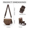 thumbnail image 2 of MEXS Bum Bag for Women Crossbody Bags Fanny Packs Sling Belt Purse Waist Chest Shoulder Bag, 2 of 6