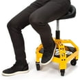thumbnail image 6 of Dewalt Adjustable Shop Stool Heavy-Duty Rolling Chair with Storage Rack, 6 of 8
