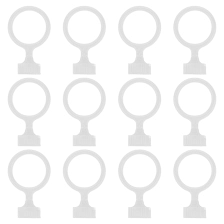 100 Pcs Zipper Accessories Detachable Zipper Heads Repair Pull Tabs Plastic Zipper Handle Zipper Tab