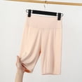 thumbnail image 2 of WAYUTE Womens Shorts Solid Color Lightweight Knee Length Layer Breathable Soft Underwear Bottoms Versatile for Summer Daily Wear, 2 of 3