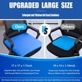 thumbnail image 2 of Gel Seat Cushion for Long Sitting Pressure Relief(Super Large&Thick) -Wheelchair Cushion for Pressure Sores - Coccyx,Sciatica & Tailbone Pain Relief Cushion- Non-Slip Butt Pillow for Offic, 2 of 10
