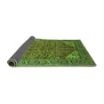 thumbnail image 2 of Ahgly Company Indoor Square Oriental Green Industrial Area Rugs, 5' Square, 2 of 4