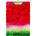 thumbnail image 2 of FMSHPON Watermelon Watercolor Sweet Clipboard Hardboard Wood Nursing Clip Board and Pull for Standard A4 Letter 13x9 inches, 2 of 5