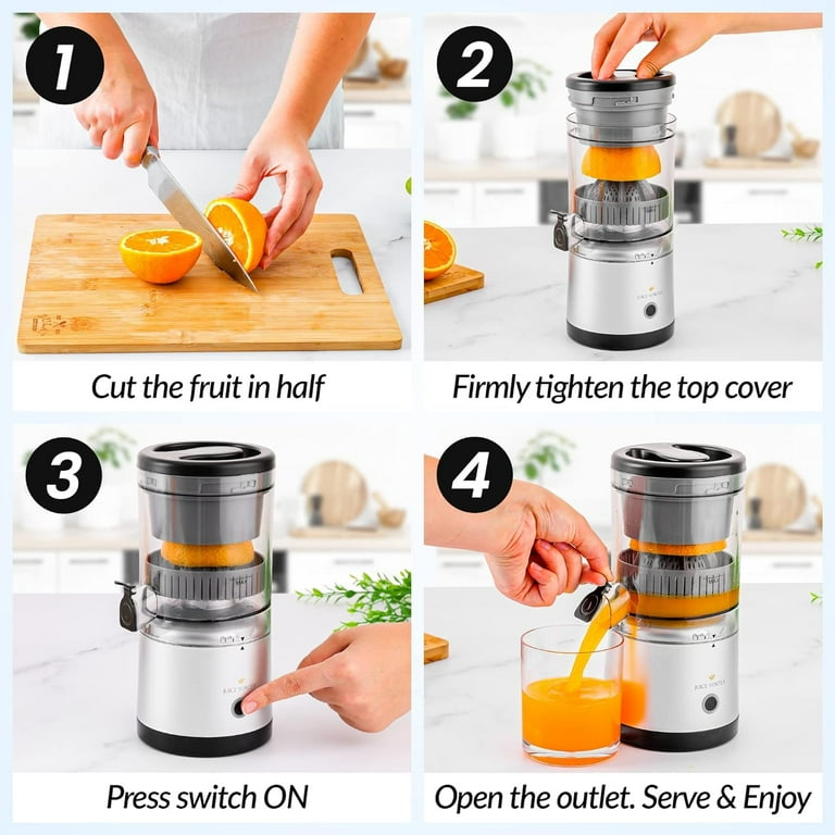 Zulay Kitchen Portable Juicer Extractor - Wireless USB
