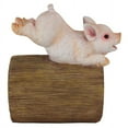 thumbnail image 2 of Design Toscano Hog Wild Pouncing Pig Gutter Guardian Downspout Statue, 2 of 5