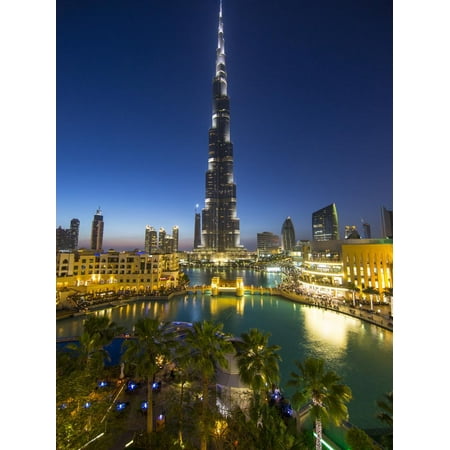 Burj Khalifa (World's Tallest Building), Downtown, Dubai, United Arab Emirates Print Wall Art By Jon