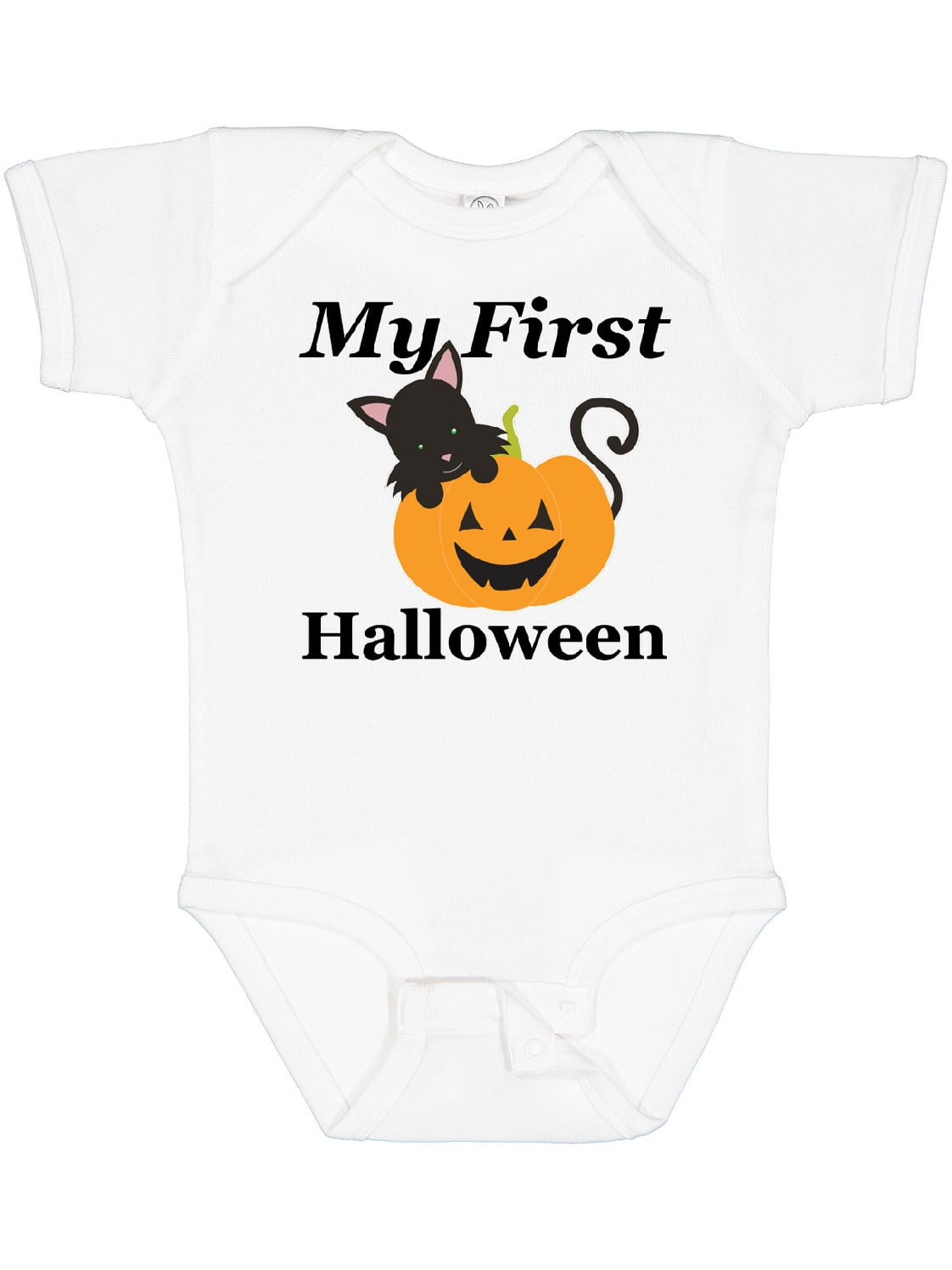 Personalised My First Halloween Baby Grow Vest Bodysuit Pumpkin Romper Sleepsuit