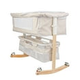 thumbnail image 5 of Magic Co. 4-in-1 Baby Bedside Sleeper Bassinet | 5-Level Height Adjustable Crib with Full Mesh Sides, Mattress & Soft Sheet for Newborns – Secure & Breathable Co-Sleeping Bed, 5 of 12