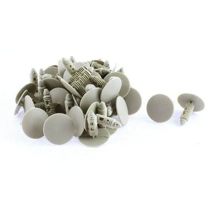 Buick Door Seals - Unique Bargains 50 Pcs Khaki Plastic Door Seal Nail Rivet Trim Mat Clip for Buick