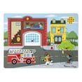 thumbnail image 1 of Melissa & Doug Around the Fire Station Sound Puzzle - Wooden Peg Puzzle (8 pcs), 1 of 2