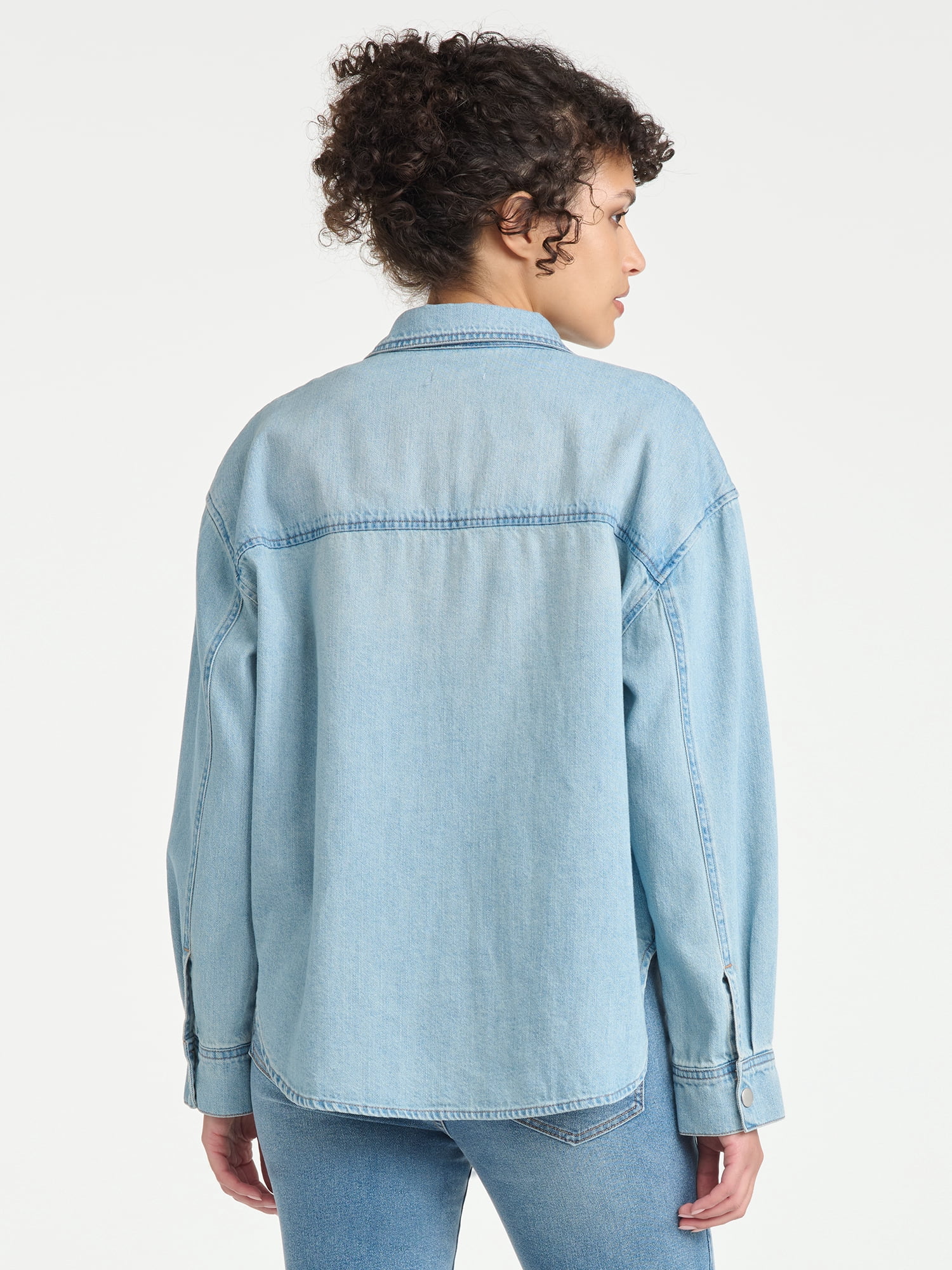 Sofia Vergara Women's Relaxed Boyfriend Shirt, Sizes XS-XXL
